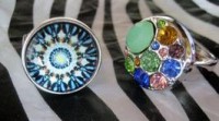 Anillos botón. Se puede cambiar el detalle.Varios modelos en existencia.